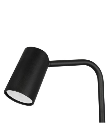 SAL NEGRO * APLIQUE LED GU10 CON INTERRUPTOR NEGRO